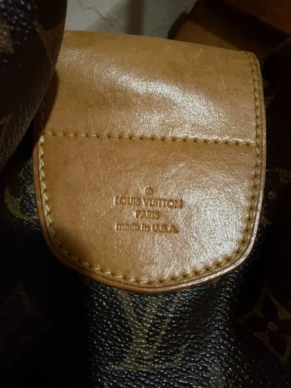 Authentic Louis Vuitton Classic Brown Monogram Stresa Women's Shoulder Bag AS IS - Picture 4 of 15